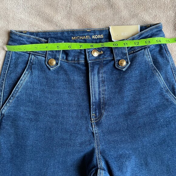 Michael Kors Selma Wide Leg Jeans - Picture 3 of 11